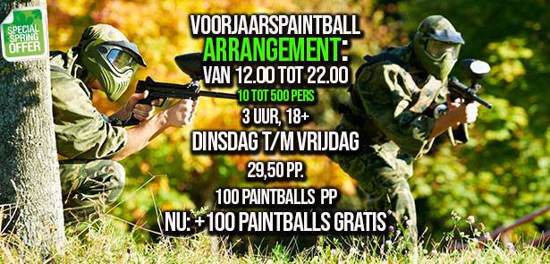 Painttball Aanbieding